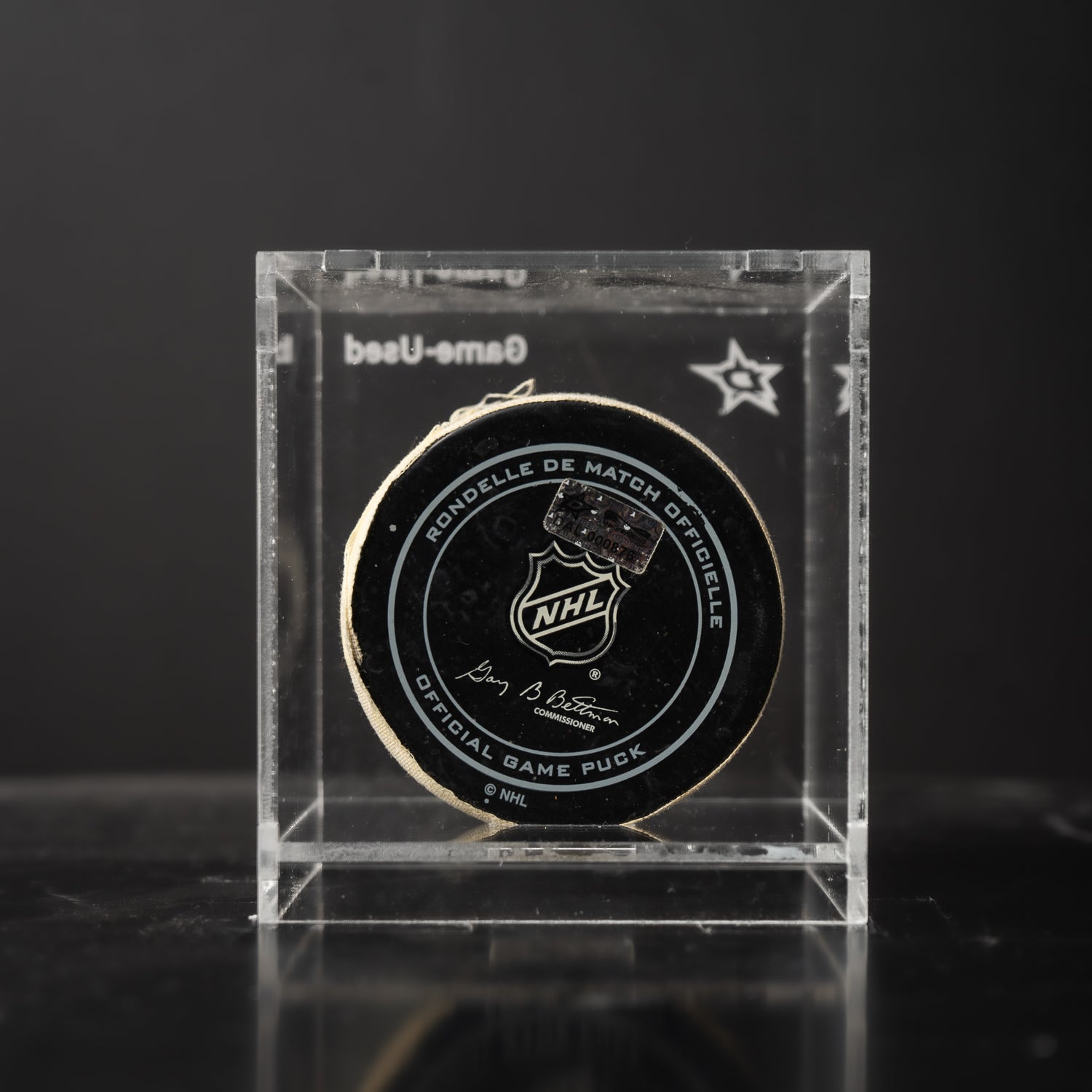 Puck Firmado - Used Game Used Puck